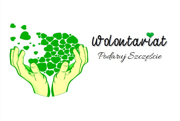 Logo z napisem WOLONTARIAT